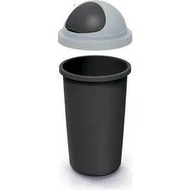 KEDEN Monzana Mülleimer 50 l Schwarz