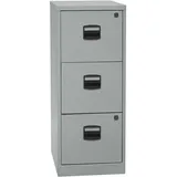 BISLEY Home PFA Hängeregistraturschrank 41,3 x 40 x 101,5 cm silber