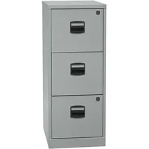 BISLEY Home PFA Hängeregistraturschrank 41,3 x 40 x 101,5 cm silber