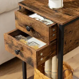 luxuskollektion Beistelltisch mit 2 Schubladen, und