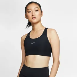 Nike Dri-FIT Swoosh Sport-BH Damen black/white S