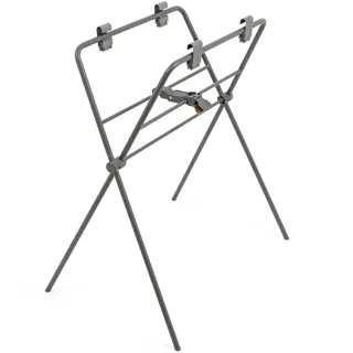 Stokke Flexi Bath Stand, Grey - Passend für Stokke Flexi Bath Faltbare Babywanne - Nicht kompatibel mit Flexi Bath X-Large - Am besten für Neugeborene bis zu 10 kg