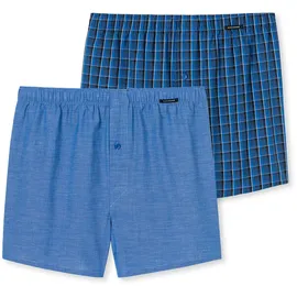 SCHIESSER Herren Web-Boxershorts 2er Pack