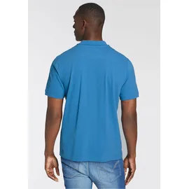 MAN'S WORLD Poloshirt MAN'S WORLD, Herren, Gr. 40/42 (XS), blau, Piqué, Obermaterial: 100% Baumwolle, unifarben, Basic, regular fit, Rundhals, Flachstrickbündchen, Shirts, Kurzarm, lockere Passform, unifarben, Topseller
