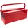 Toolland Werkzeugkasten 21,2 l rot 530x200x200 mm