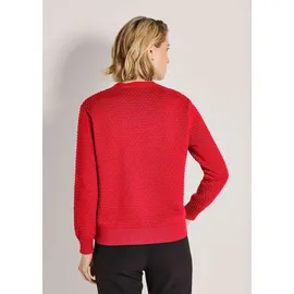 Madeleine Strickjacke Eleganter Cardigan mit V-Ausschnitt Rot 36