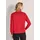 Madeleine Strickjacke Eleganter Cardigan mit V-Ausschnitt Rot 36