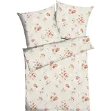 KAEPPEL Bettwäsche Bettwäsche "Delicate Poppies", Jersey, Interlock-Jersey Blumen rot