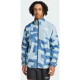 Adidas TERREX Multi Printed Windjacke - Magic Grey / Wonder Steel M