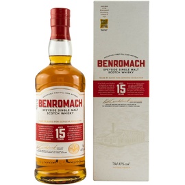 Benromach 15 Years Old Speyside Single Malt Scotch 43% vol 0,7 l Geschenkbox