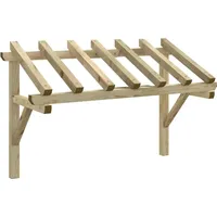 VidaXL Türvordach 200 x 100 x 100 cm grün