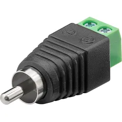Terminalblock 2-pin > Cinch-Stecker - Schraubbefestigung