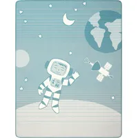 Biederlack Babydecke »Babydecke Spacekid«, 75 x 100, mit Zierstich