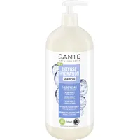 SANTE Naturkosmetik Intense Hydration Shampoo Aloe Vera + Mango-Extrakt, veganes Pflegeshampoo mit Pumpspender, stärkt und hydratisiert trockenes Haar, 950 ml