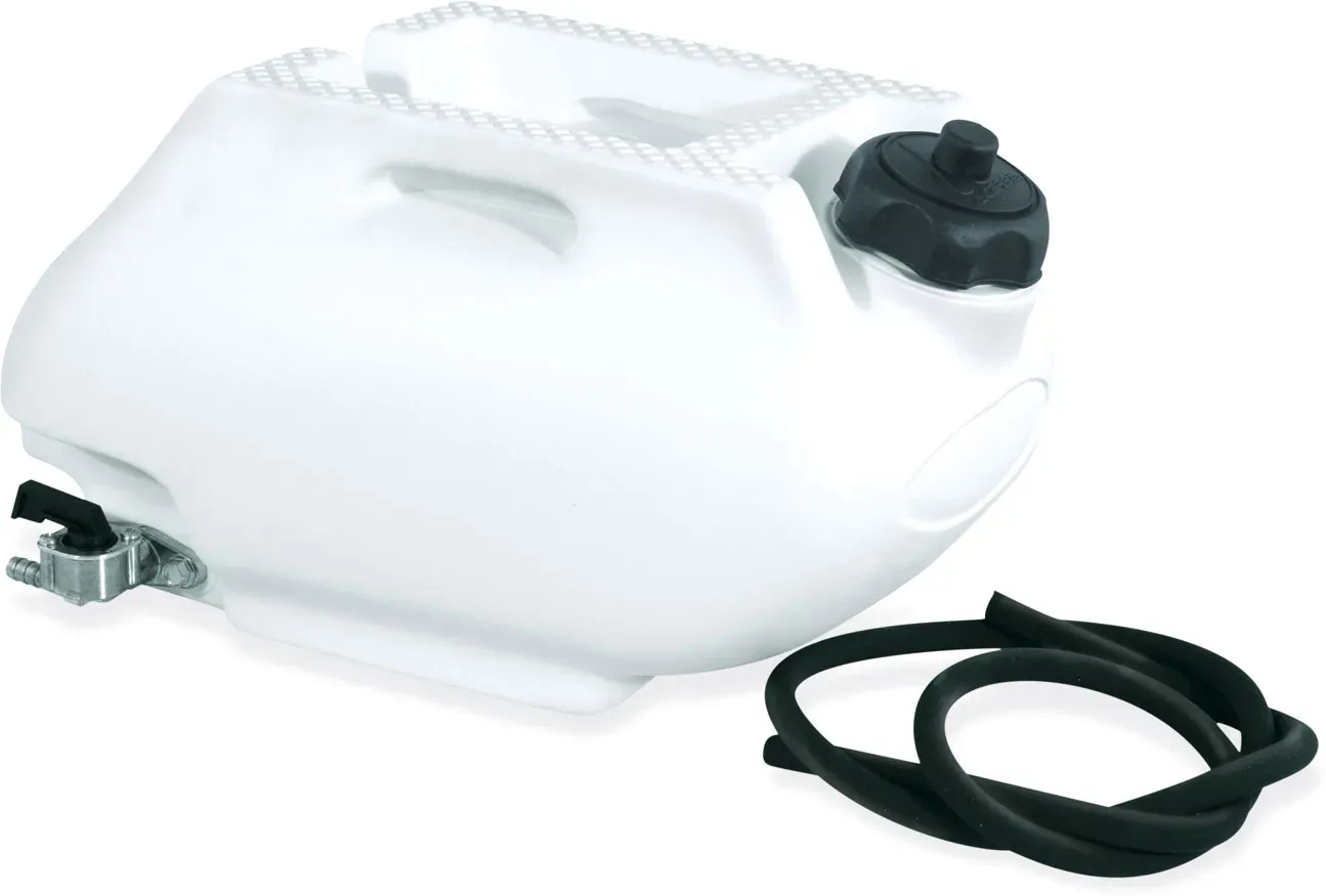 Acerbis rear fuel tank, universel - Blanc - 6 l