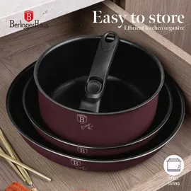 Berlinger Haus Leonardo Topf-Set 9-tlg. Suppentopf + weitere Töpfe