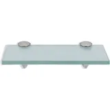 Glasregal Glasboden Wandregal Badregal Ablage Regal Milchglas 30x10 cm 8 mm - Vingo