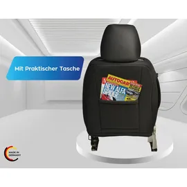 BREMER SITZBEZÜGE Schonbezüge SITZBEZÜGE für Mazda CX-30 Bj ab 2019 in Schwarz/Rote Naht PS802