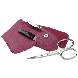 ERBE Erbe-Manicure Taschenetui grau pink Damen 