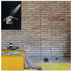 Frame pt, schwarze LED-Stehleuchte, Ideal Lux