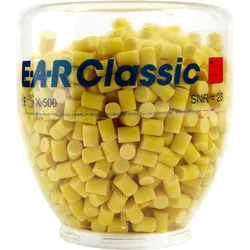 3M E-A-R Classic II Dispenser-Aufsatz für OneTouch Pro Dispenser, 500 Paar, gelb, SNR = 28 dB, PD01200