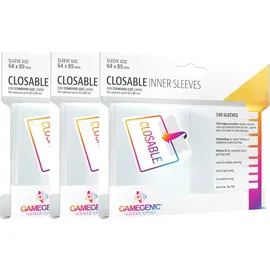 Gamegenic Closable Inner Sleeves