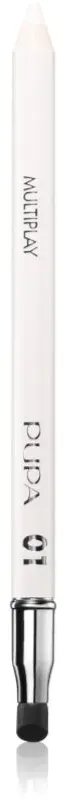 PUPA Milano Multiplay Triple-Purpose langlebiger Eyeliner 01 Icy White 1.2 g
