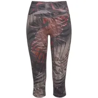 LASCANA ACTIVE Caprileggings Damen gemustert-braun Gr.XS (32/34)