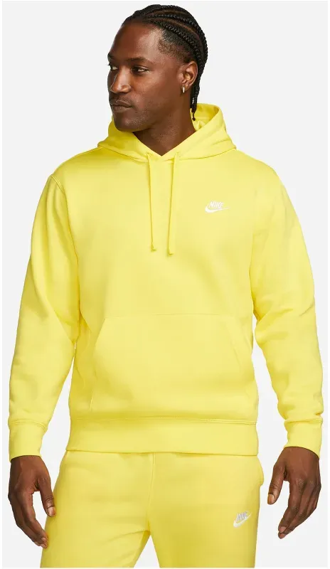 NIKE Sportswear Club Fleece Hoodie 765 - yellow strike/yellow strike/white S