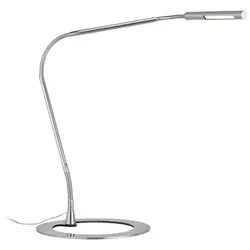 LED Schreibtischleuchte Plaza 6000 - 7000K 240lm 3W Eisen gebürstet