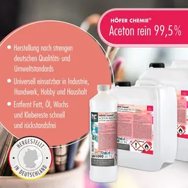 Höfer Chemie Aceton Rein 2 x 10 l