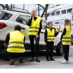 Korntex Warnwesten Family-Pack Ingolstadt - signal yellow