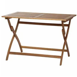 Siena Garden Klapptisch 110 x 70 x 74,5 cm natur