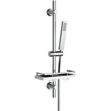 dylin gmbh Duschset mit Duschablage Chrom 70 cm