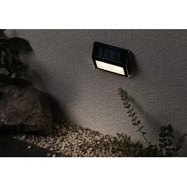 Paulmann Wegeleuchte Kunststoff 13,7 cm Solar IP44 inkl. Dämmerungssensor anthrazit