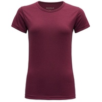 Devold Breeze Merino 150 Damen T-Shirt dunkelrot-