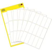 Avery Zweckform Mini-Organisationsetiketten Sonderformat, 38x14mm, weiß, 6 Blatt 3076