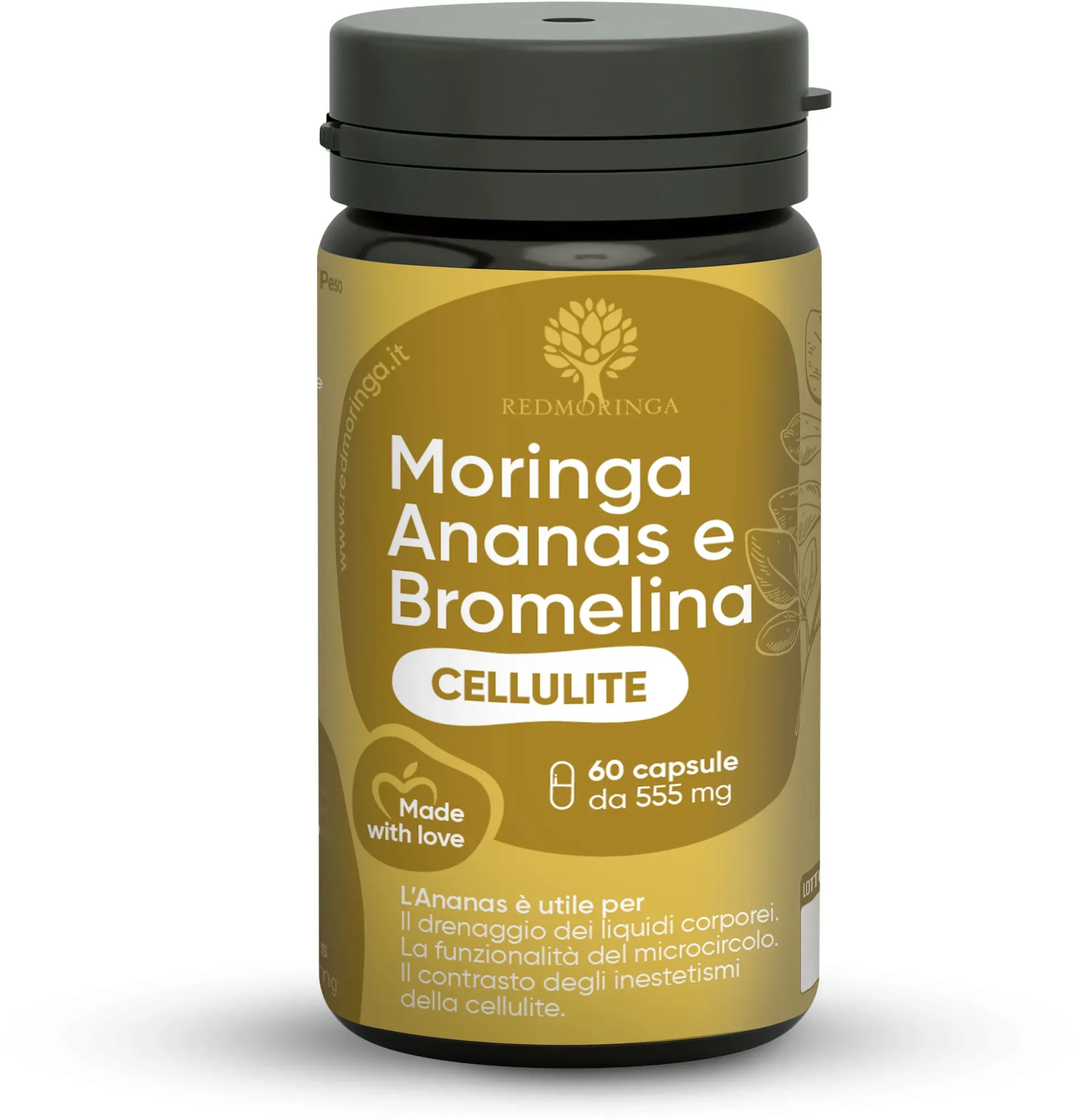 Superfood mit Moringa und Bromelain gegen Cellulite 1 St