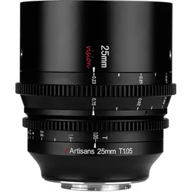 7artisans Vision 25 mm T1,05 F1,05, Bildstabilisator, Cine-Objektiv, L-Mount