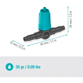 Gardena  Micro-Drip-System Reihentropfer regulierbar 0–15 l/h 13315-20