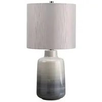 Elstead Lighting Tischleuchte Beistelllampe Wohnzimmerlampe Porzellan Blau Grau H