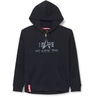 Alpha Industries Basic Zip Hoody Kapuzensweat für Herren Rep.Blue