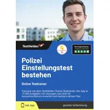 testhelden / eheroes Polizei Einstellungstest 2025 bestehen: Online Testtrainer Trainiere mit dem TestHelden Online-Testtrainer inkl. App in +5.000 Aufgaben mit Lösungen, was dich im Auswahlverfahren erwartet und meistere deinen Test