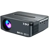 XGODY X1 Mini-Beamer (15000: 1, 1920x1080 px, 4K Mini Beamer,LED Projektor, Heimkino 5G wifi Multimediaplayer) schwarz