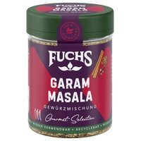 Fuchs Gourmet Selection Asien – Garam Masala Gewürzmischung, nachfüllbarer Gewürz Mix, ideal zum Verfeinern von Eintöpfen oder Gerichten aus der Pfanne, vegan, 55 g