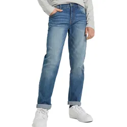 Kinder Jeans-Hose für Jungen Denim-Hose im 5-Pocket-Style Freizeit-Jeans 963222 Blau - 182