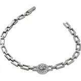 FIRETTI Armband FIRETTI "Schmuck Geschenk Silber 925 Armschmuck Armkette Gliederarmband", silberfarben, kristallweiß, kristallweiß, Armbänder, Damen, 20cm, Silber 925 (Sterlingsilber), Armband, mit Zirkonia (synth.)