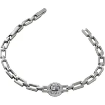 FIRETTI Armband FIRETTI "Schmuck Geschenk Silber 925 Armschmuck Armkette Gliederarmband", silberfarben, kristallweiß, kristallweiß, Armbänder, Damen, 20cm, Silber 925 (Sterlingsilber), Armband, mit Zirkonia (synth.)