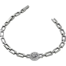 FIRETTI Armband FIRETTI "Schmuck Geschenk Silber 925 Armschmuck Armkette Gliederarmband", silberfarben, kristallweiß, kristallweiß, Armbänder, Damen, 20cm, Silber 925 (Sterlingsilber), Armband, mit Zirkonia (synth.)