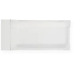 Nette 1000 Pappteller mit Abriss weiß 8x18+3cm Bratwurstpappen fettdicht
